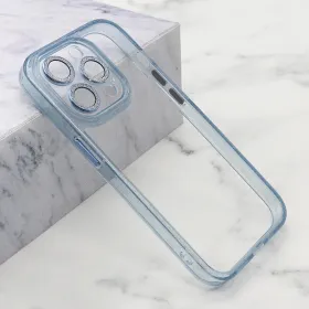 Futrola - maska DIAMOND LENS za iPhone 14 Pro (6.1) plava (MS).