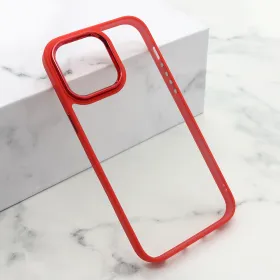 Futrola - maska ELEGANT EDGE za iPhone 14 Pro Max (6.7) crvena (MS).