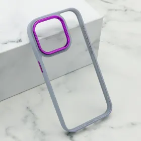 Futrola - maska ELEGANT EDGE za iPhone 15 Pro (6.1) ljubicasta (MS).