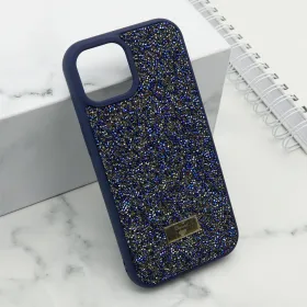 Futrola - maska DIAMOND SELECTION za iPhone 15 (6.1) plava (MS).