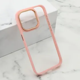 Futrola - maska ELEGANT EDGE za iPhone 15 Pro (6.1) roze (MS).