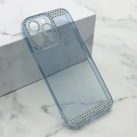 Futrola - maska DIAMOND SIDE za iPhone 14 Pro Max (6.7) plava (MS).