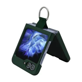Futrola - maska Elegant fold design za Samsung F731B Galaxy Z Flip 5 5G tamno zelena (MS).