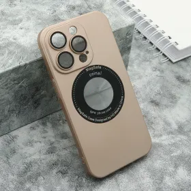 Futrola - maska ELEGANT LOGO CUT za iPhone 14 Pro (6.1) roze (MS).