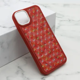 Futrola - maska CRYSTAL SPARK za iPhone 14 Plus (6.7) crvena (MS).