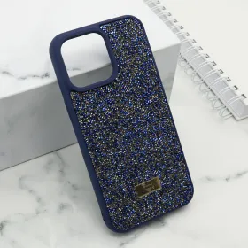 Futrola - maska DIAMOND SELECTION za iPhone 15 Pro (6.1) plava (MS).