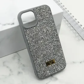 Futrola - maska DIAMOND SELECTION za iPhone 14 (6.1) srebrna (MS).