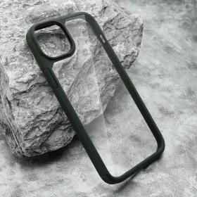 Futrola - maska DEFENDER BORDER za iPhone 14 Plus (6.7) zelena (MS).