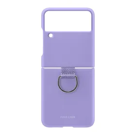 Futrola - maska Elegant Fold design za Samsung F721B Samsung F721 Galaxy Z Flip 4 lila (MS).