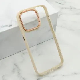 Futrola - maska ELEGANT EDGE za iPhone 15 Pro (6.1) bela (MS).