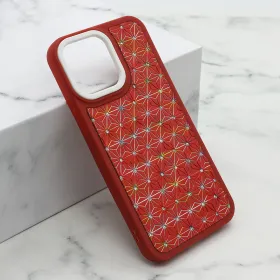Futrola - maska CRYSTAL SPARK za iPhone 14 Pro Max (6.7) crvena (MS).