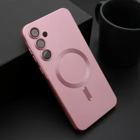 Futrola - maska ELEGANT MAGSAFE za Samsung A356B Galaxy A35 5G roze (MS).