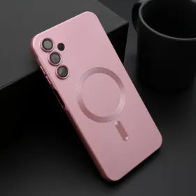 Futrola - maska ELEGANT MAGSAFE za Samsung A156 Galaxy A15 5G roze (MS).