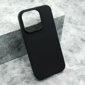 Futrola - maska GENTLE COLOR za iPhone 15 Pro (6.1) crna (MS).