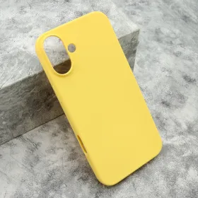 Futrola - maska GENTLE COLOR za iPhone 16 Plus (6.7) zuta (MS).