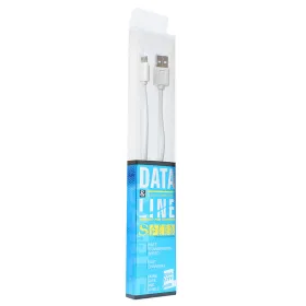 USB Data kabl micro USB 1m beli.