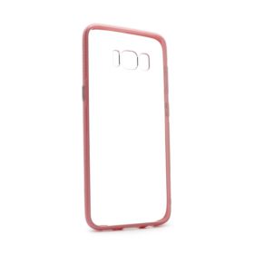 Futrola - maska providna Cover za Samsung G950 S8 roze.