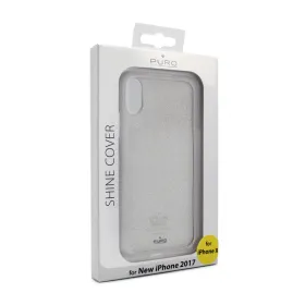 Futrola - maska Puro Shine za iPhone X srebrna.