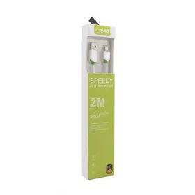 USB Data kabl LDNIO LS33 micro USB beli 2m.