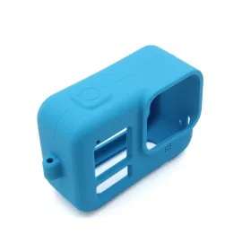 Silikonska futrola - maska za GoPro Hero 8 plava.