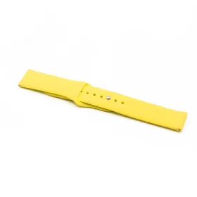 Narukvica plain za smart watch 22mm zuta.