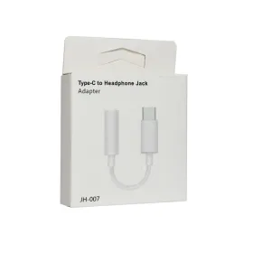 Adapter za slusalice TY-2 Type C na 3.5mm beli.