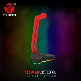 Drzac za slusalice Fantech AC3001S RGB crveni.