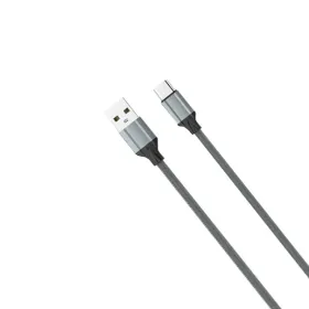 USB Data kabl LDNIO LS441 Type C sivi 1m.