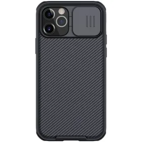 Futrola - maska Nillkin CamShield Pro za iPhone 12/12 Pro 6.1 crna.