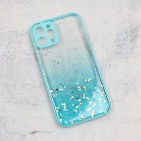 Futrola - maska Frame Glitter za iPhone 12 Pro 6.1 mint.