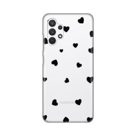 Silikonska futrola - maska print Skin za Samsung A325 Galaxy A32 4G (EU) Hearts.