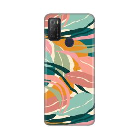 Silikonska futrola - maska print za Alcatel 1S (2021)/3L (2021)/A1 Alpha 21 Tropical Pattern.