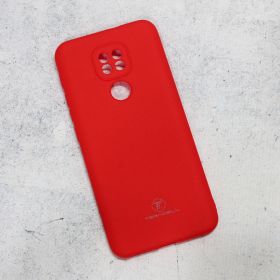 Futrola - maska Teracell Giulietta za Motorola Moto G9 Play mat crvena.