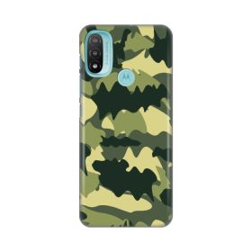 Silikonska futrola - maska print Skin za Motorola Moto E20 Army.