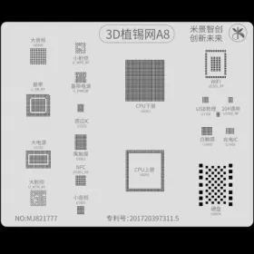BGA Sito za iPhone 6 3D A8.