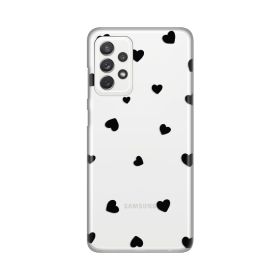 Silikonska futrola - maska print Skin za Samsung A73 5G Hearts.