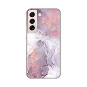 Silikonska futrola - maska print za Samsung Galaxy S22 Pink Marble.