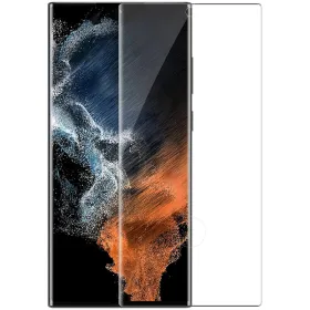 Zastitno staklo Zaštino staklo (glass) Nillkin 3D CP+Max za Samsung Galaxy S22 Ultra 5G crni.