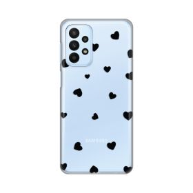 Silikonska futrola - maska print Skin za Samsung A235 Galaxy A23 Hearts.