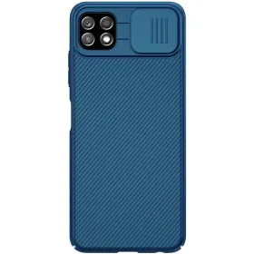 Futrola - maska Nillkin CamShield za Samsung A226 Galaxy A22 5G plava.