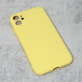 Futrola - maska Nano Silikon za iPhone 11 6.1 zuta.