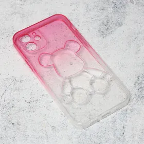 Futrola - maska Violet bear za iPhone 12 6.1 tip 3.