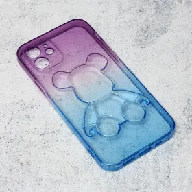 Futrola - maska Violet bear za iPhone 12 6.1 tip 2.