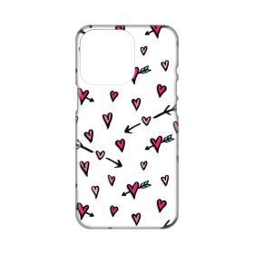 Silikonska futrola - maska print Skin za iPhone 14 Pro 6.1 Heart Pattern.