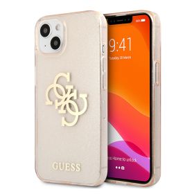 Futrola - maska Guess Hc Glitter Big za iPhone 13 6.1 zlatna ( GUHCP13MPCUGL4GGO).