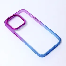 Futrola - maska Colorful Acrylic za iPhone 14 Pro 6.1 ljubicasta.