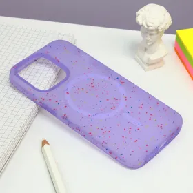 Futrola - maska Colorful Magsafe za iPhone 13 Pro 6.1 ljubicasta.