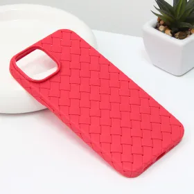 Futrola - maska Weave case za iPhone 14 6.1 crvena.