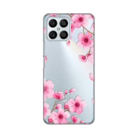 Silikonska futrola - maska print Skin za Huawei Honor X8 Rose flowers.