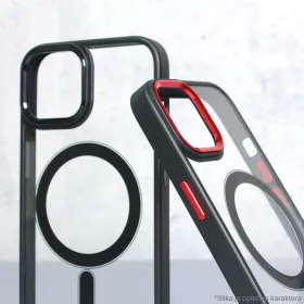 Futrola - maska Magsafe Shining Camera za iPhone 14 Plus 6.7 crvena.